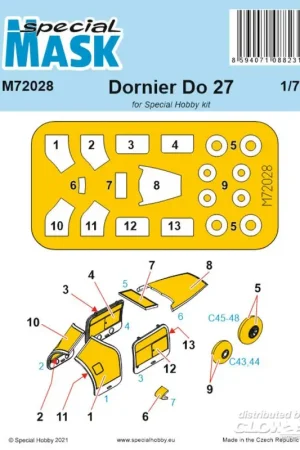 Dornier Do.27 Masker Accessoire Uitverkoop