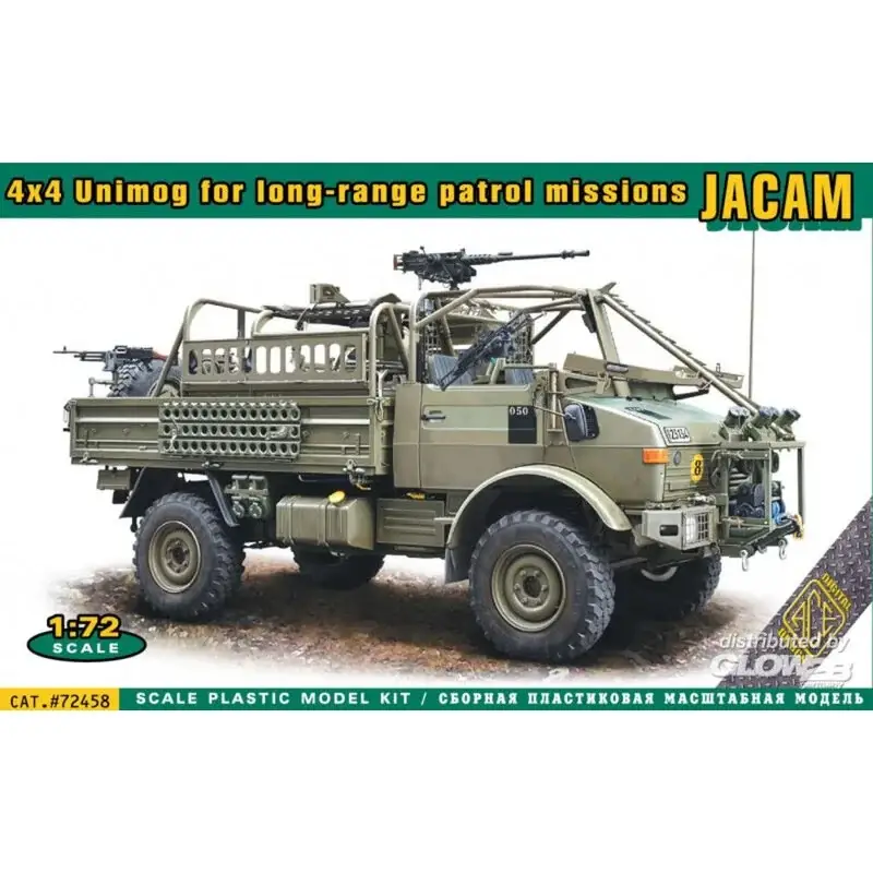 4x4 Unimog voor langeafstandspatrouillemissies JACAM Schaalmodel Goedkoop