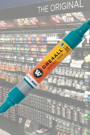 Korting Molotow Acryl Marker One4All Twin 1,5 / 4mm 235 Turquoise