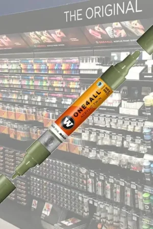 Gecertificeerd Molotow Acryl Marker One4All Twin 1,5 / 4mm 205 Amazonas Light