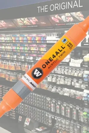 Molotow Acryl Marker One4All Twin 1,5 / 4mm 117 Peach Pastel Exclusieve Aanbieding