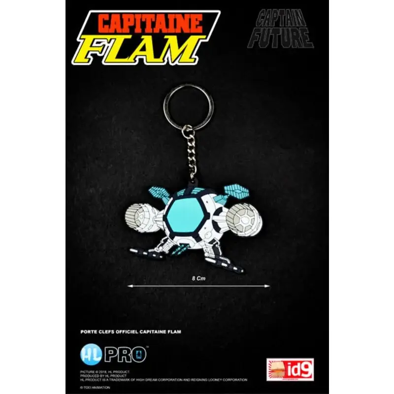 Captain Flam Sleutelhanger Eraser Cosmolem 8cm Populair