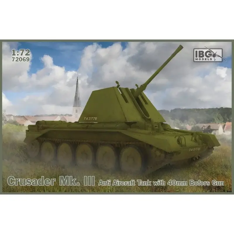 Koop Online Crusader Mk.III luchtafweertank met Bofors 40 mm kanon Schaalmodel