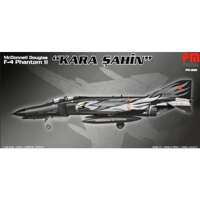 McDonnell F-4 Phantom II Kara ahin (Black Falcon) Schaalmodel Premium