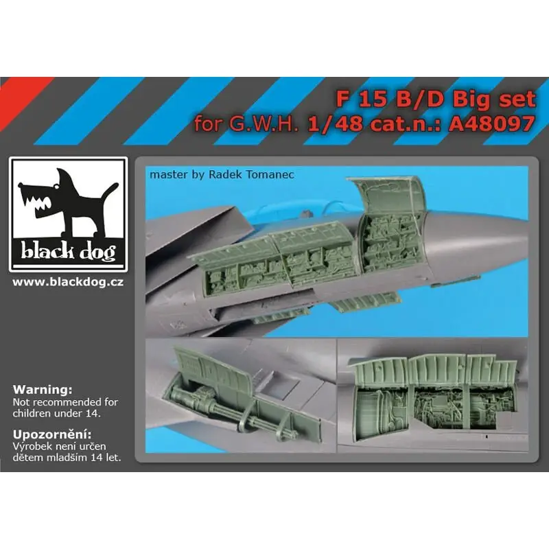 McDonnell F-15B/D Eagle Big Meest Verkocht