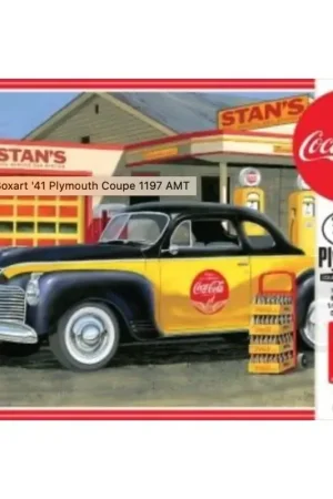 Speciale Aanbieding 1941 Plymouth Coupé Coca-Cola Schaalmodel