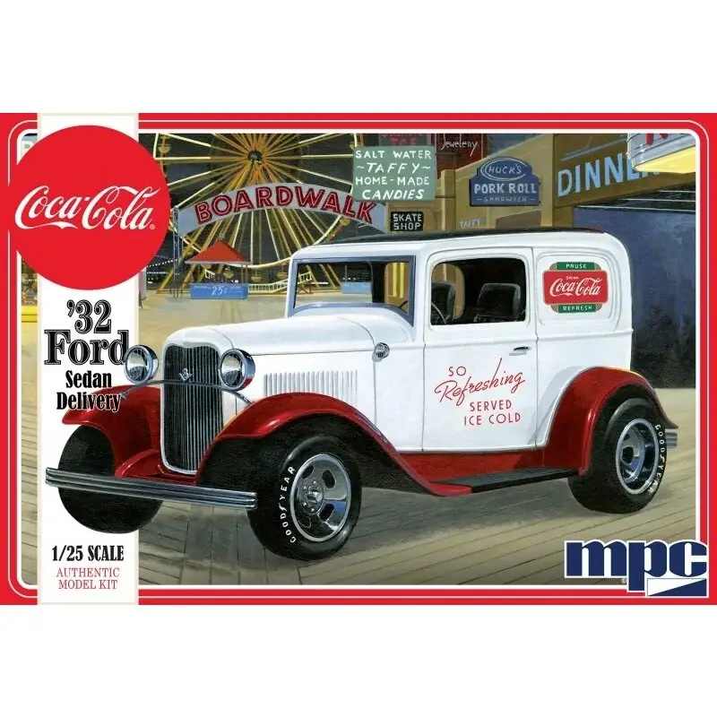 Veilige Betaling 1932 Ford Sedan Levering (Coca Cola) Schaalmodel