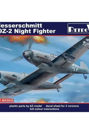 Must-Have Messerschmitt Bf-109Z-2 Nachtjager Schaalmodel