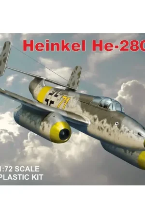 Heinkel He-280 Juma 004 4 sticker voor Luftwaffe Schaalmodel Hoge Kwaliteit