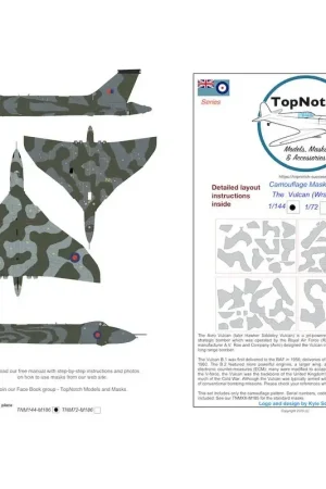 Speciale Aanbieding Avro Vulcan B.2 wikkel rond boven- en onderoppervlakken (ontworpen voor gebruik met Airfix-kits)