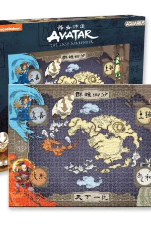 Avatar, the last airbender puzzel Kaart (1000 stukjes) Op = Op
