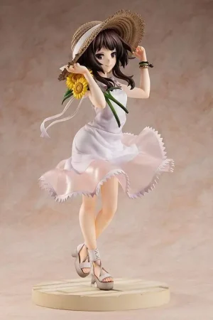 Meest Verkocht Kono Subarashii Sekai ni Syukufuku wo! 1/7 Megumin-beeldje: Zonnebloem Eendelige Jurk Ver. 26 cm