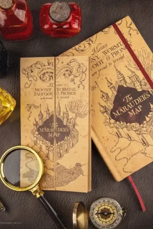 Nieuw Harry Potter A5 Marauder's Map Notebook