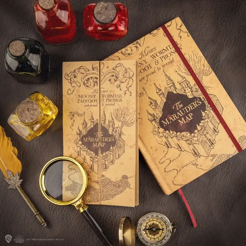 Nieuw Harry Potter A5 Marauder's Map Notebook