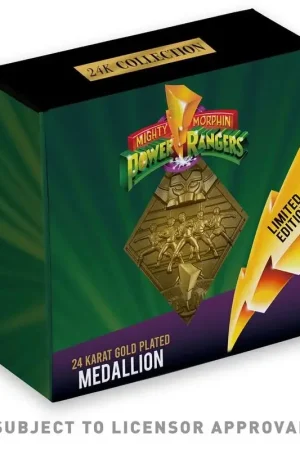 Power Rangers Medallion Limited Edition (verguld) Favoriet