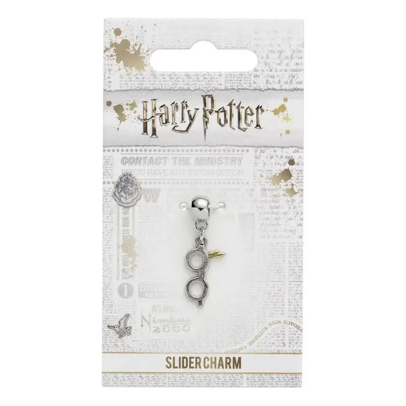 Nieuw Harry Potter silver plated lightning bolt charm with glasses Hanger