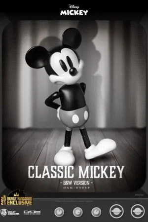 Weekendaanbieding Disney Classic Dynamic Action Heroes 1/9 Mickey Classic Version B&W Version 21 cm figuur