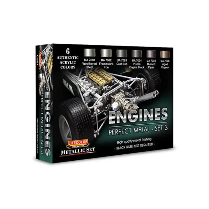 Engine perfect metal set 3 Weekendaanbieding
