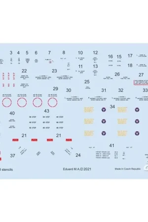 Sticker P-38 stencils 1/48 for TAMIYA/ACADEMY/HASEGAWA Decal Gratis Retour