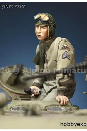 Alleen Vandaag Ww2 us tank commandant no.2 Schaalmodel