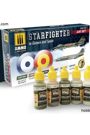 Beperkt Aanbod Starfighter in griekenland en spaanse diensten kleuren Acrylverf