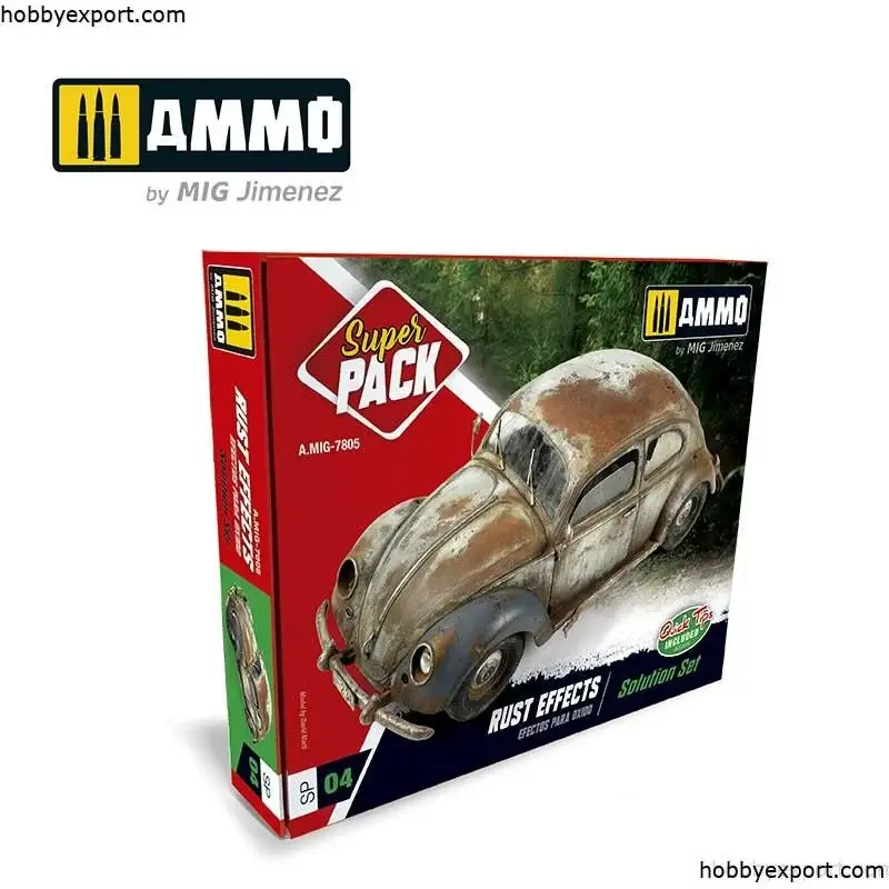 Rust effects solution set Nieuw