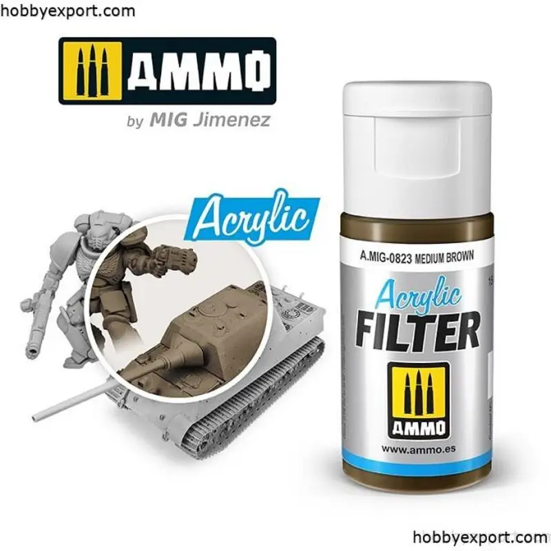 Beste Prijs Acryl filter middelbruin