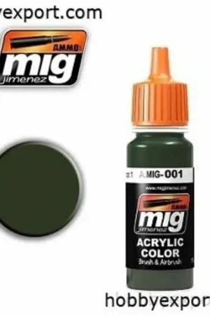 Veilige Betaling Ral 6003 olivgrn, opt 1 (donker) 17ml Acrylverf