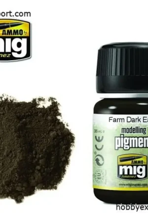 Boerderij dark earth pigmenten 35ml Speciale Aanbieding
