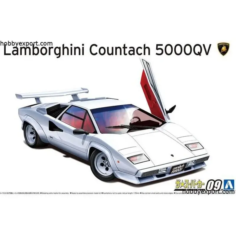 Dagaanbieding Lamborghini countach 5000qv 1985 Schaalmodel