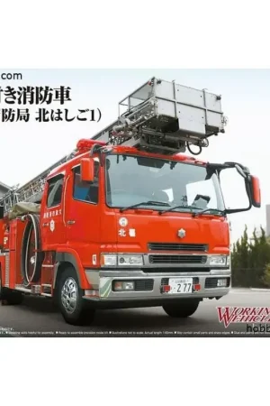Koop Online Werkvoertuig brandladder truck Schaalmodel