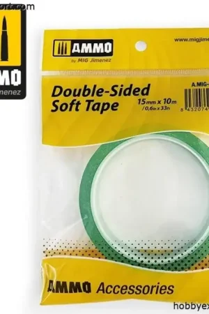 Dubbelzijdige zachte tape 15mm x 10m Uitverkoop