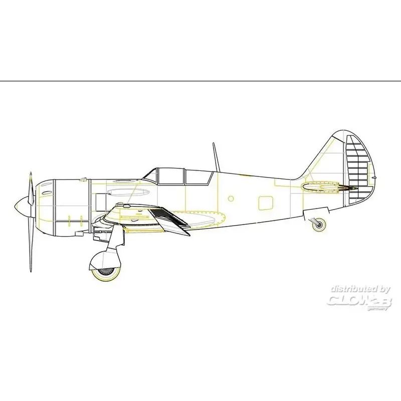 Sovjet La-11 Fang Schaalmodel Alleen Vandaag