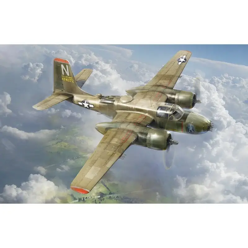 B-26B-50 Invader, Koreaanse Amerikaanse oorlogsbommenwerper Schaalmodel Meest Verkocht