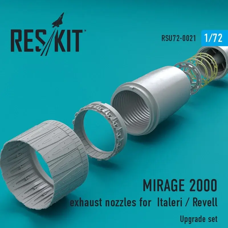 Dassault Mirage 2000 uitlaatmondstukken (ontworpen om te worden gebruikt met Italeri en Revell kits) Lage Kosten