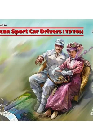 American Sport Car Drivers (1910s) (1 mannelijke 1 vrouwelijke figuren) Accessoire Gratis Retour