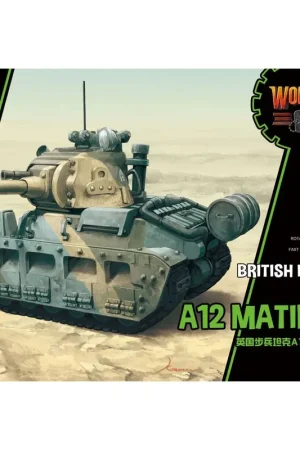 Weekendaanbieding British Infantry Tank A12 Matilda II Wereldoorlog Toon Meng Model Kids Caricature Series