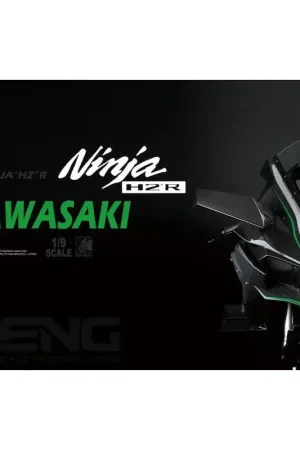 Hoge Kwaliteit Kawasaki Ninja H2R (voorgekleurd) Schaalmodel