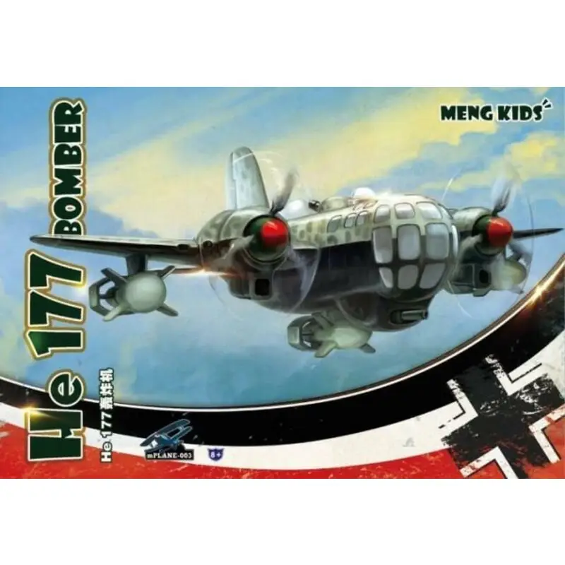 Heinkel He-177 Bomber Meng Model kinderkarikatuurserie Schaalmodel Weekendaanbieding