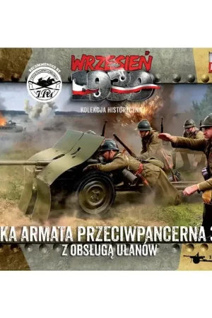 Bofors 37 mm anti-tank pistool met Uhlans crew (2 sets in een doos!) Figuren Bestseller