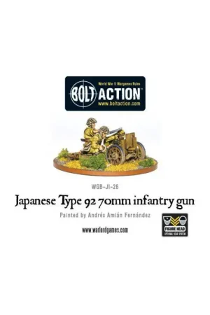 Gecertificeerd Keizerlijke Japanse Type 92 70mm Infanterie Gun Figuur spellet