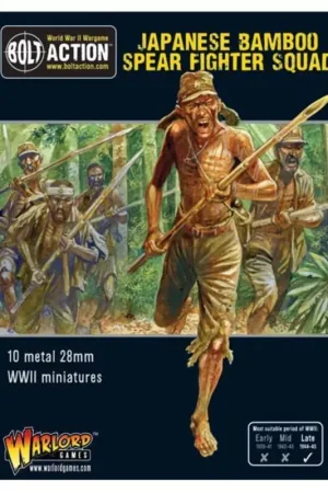 Japanse Bamboo Spear Fighter-ploeg Figuur spellet Finale Uitverkoop