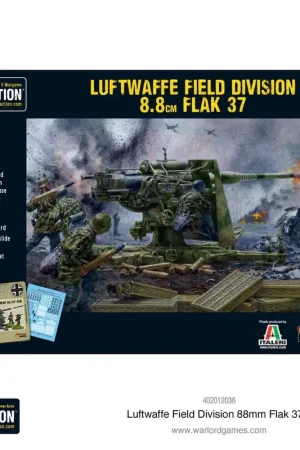 Actieprijs Luftwaffe Field Division 88mm Flak 37 Figuur spellet