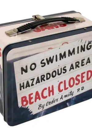 Seizoensaanbieding Tanden van de zee-metalen doos Strand