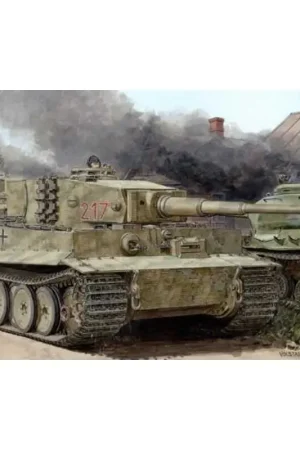Tijdelijk Beschikbaar Tiger I Middle Prod.Otto Carius Schaalmodel