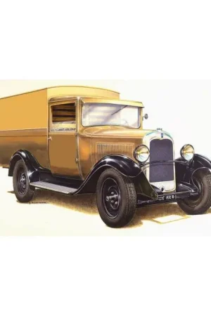 Snelle Levering Citroen C4 Fourgonette 1928 Schaalmodel