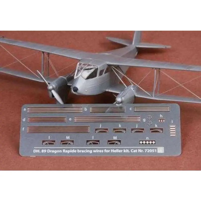 Must-Have de Havilland DH-89 Dragon Rapide rigging draadset (ontworpen voor gebruik met Heller en Tasman kits)