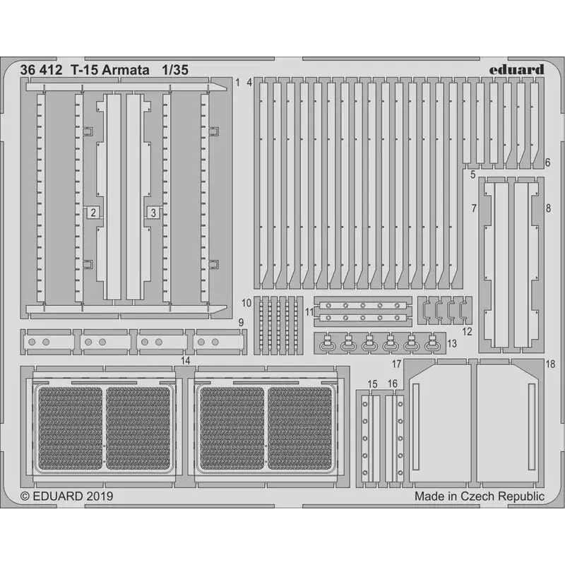 Speciale Aanbieding T-15 Armata 1/35 (ontworpen voor gebruik met Zvezda-kits) Accessoire
