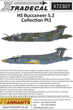 Favoriet Sticker Blackburn Buccaneer S.2 Collection Part.1 (10) Buccaneer S.2 XW550 / X 16 Sqn RAF Laarbruch West-Duitsland 1977.Buccanee