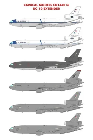 Sticker KC-10 Extender Op basis van het DC-10-vliegtuig heeft de KC-10 Extender sinds de jaren tachtig USF als tank- en vrachtvl Hete Deal